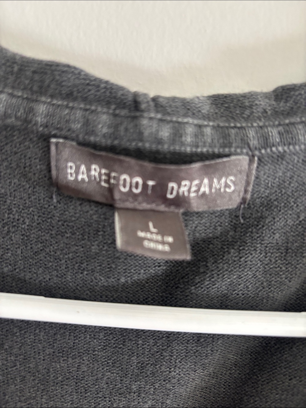Barefoot Dreams charcoal pullover hoodie - Picture 2 of 3